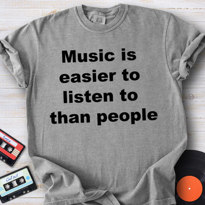 Music Over People Tee
