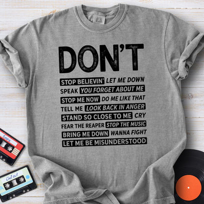 DON’T Mashup Tee