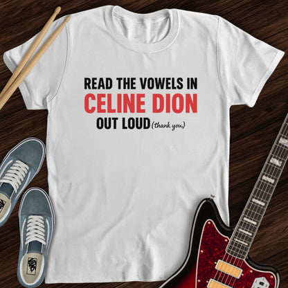 Celine Sings Back Tee