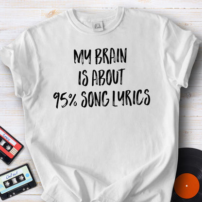 95% Lyrics Tee