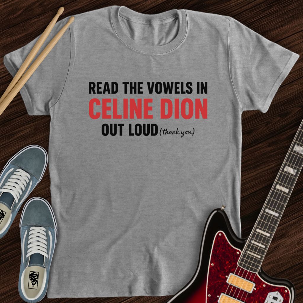 Celine Sings Back Tee