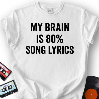 Lyrics Brain Tee
