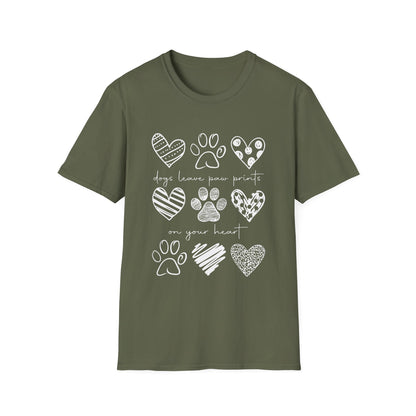 Paw Prints on My Heart Tee
