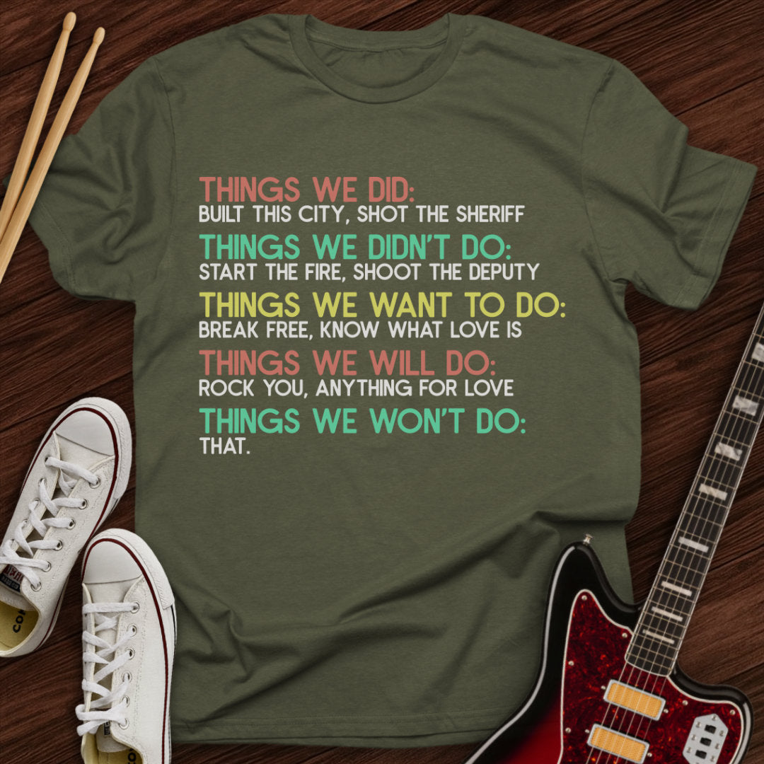 Tracklist Truth Tee