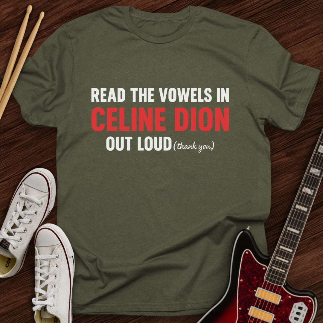 Celine Sings Back Tee