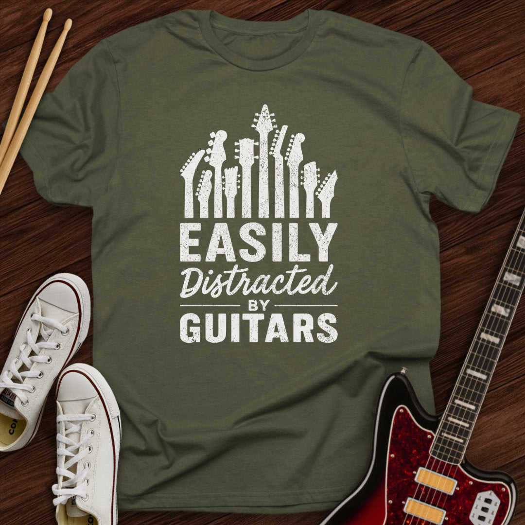 Guitar Distracted Tee