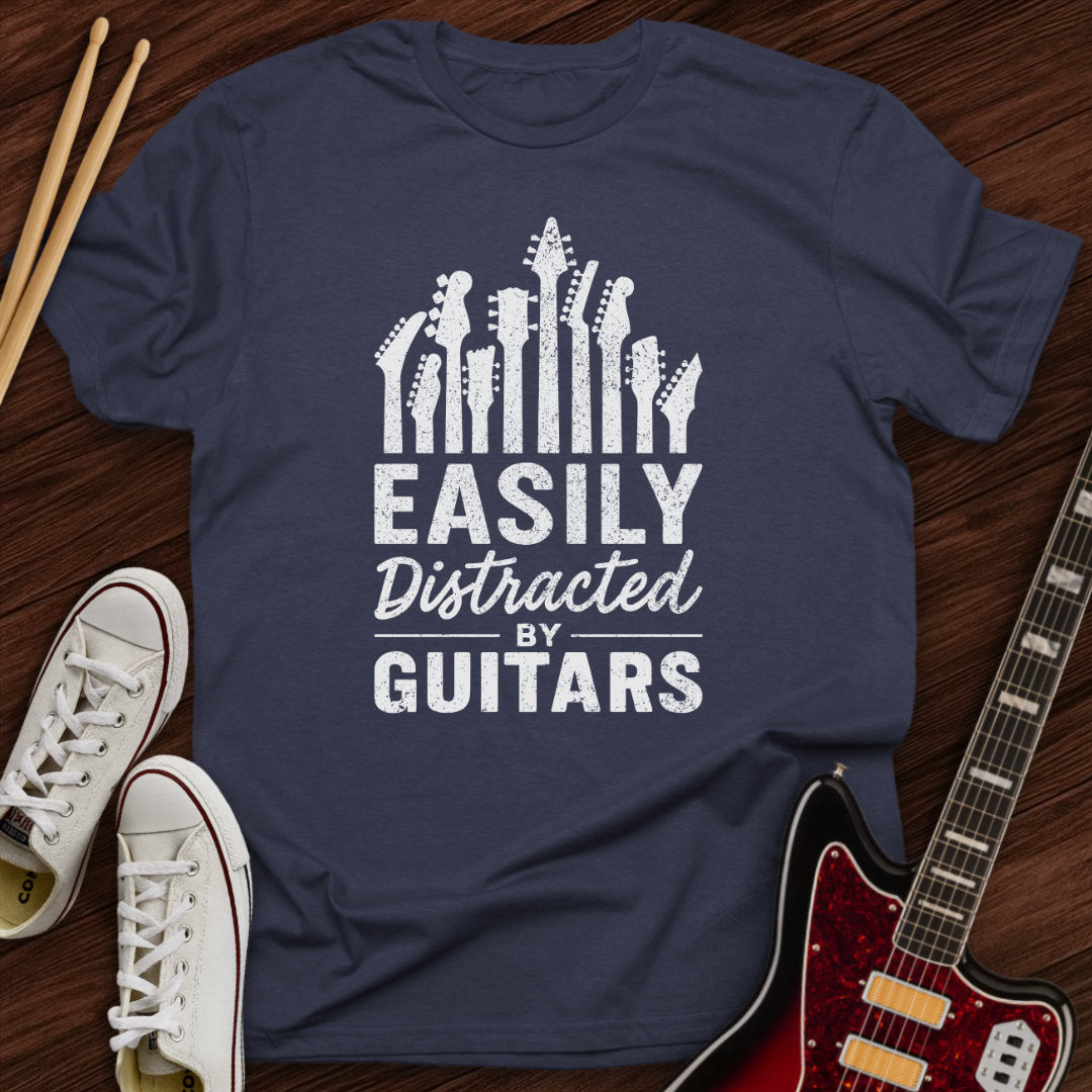 Guitar Distracted Tee