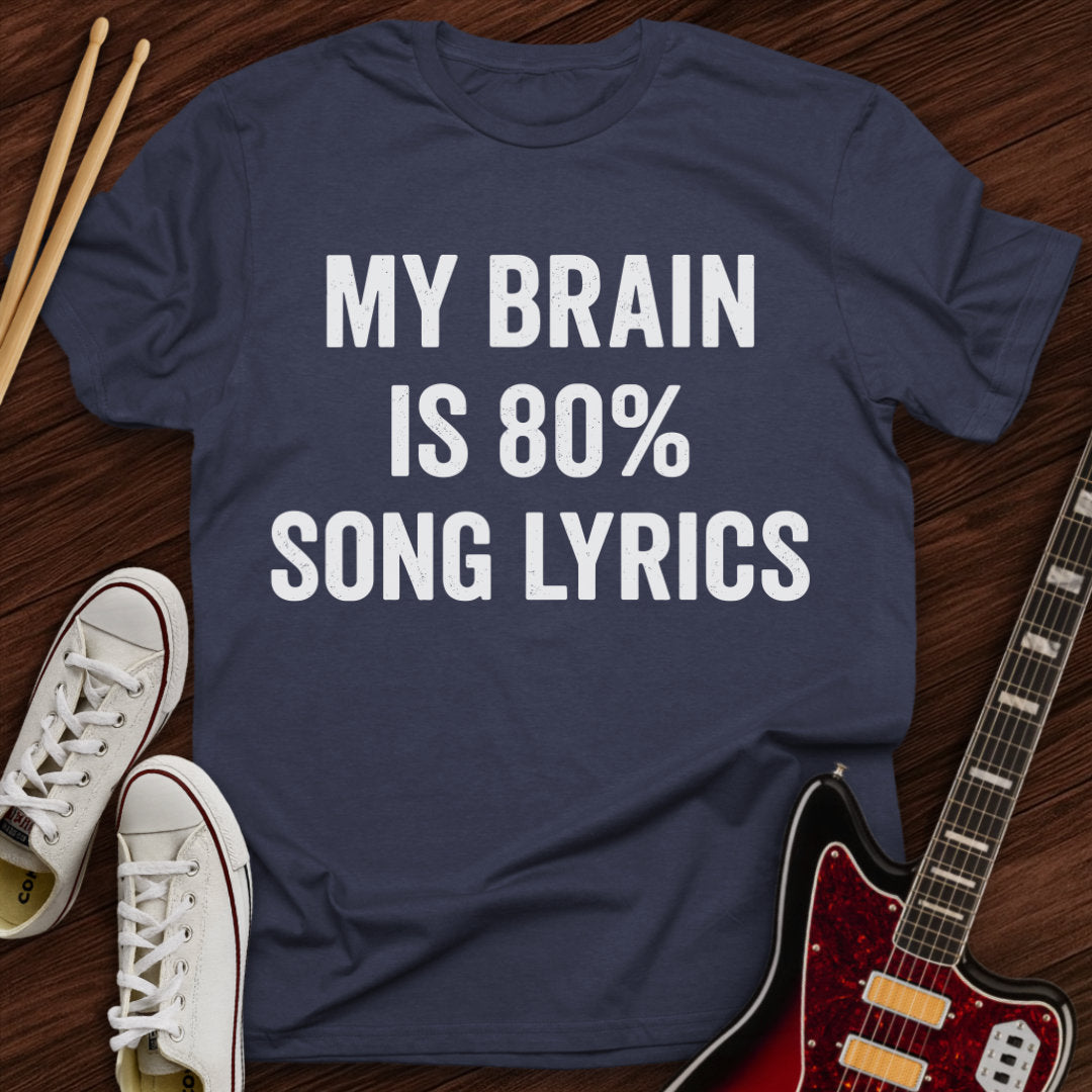 Lyrics Brain Tee