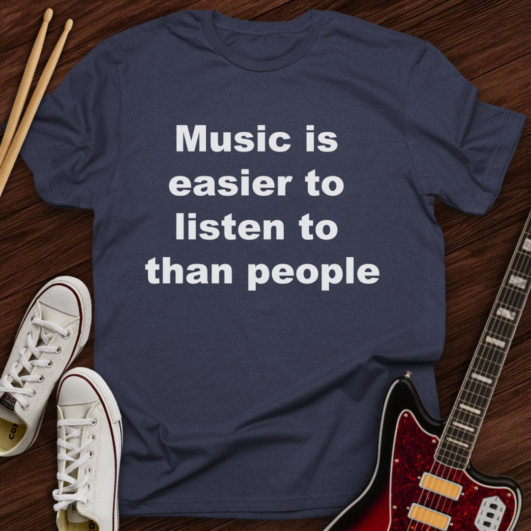 Music Over People Tee
