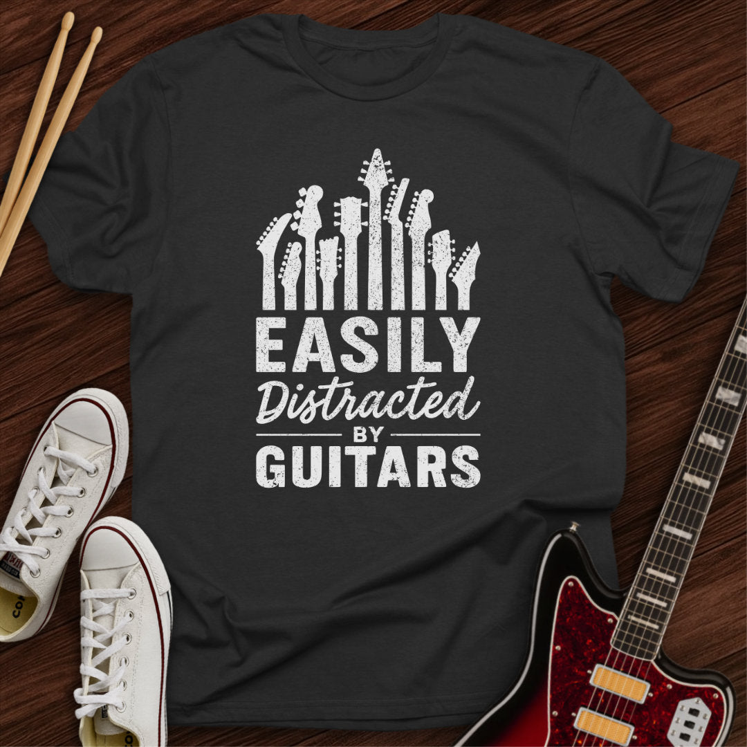 Guitar Distracted Tee