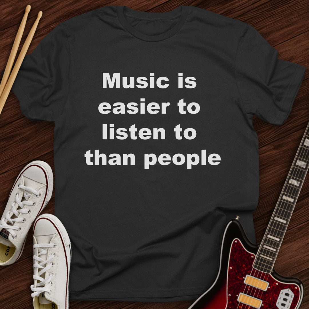 Music Over People Tee