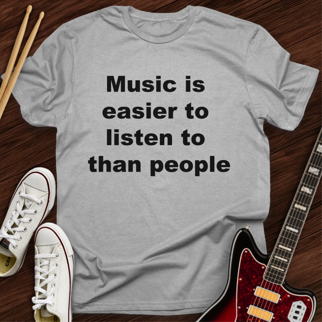 Music Over People Tee