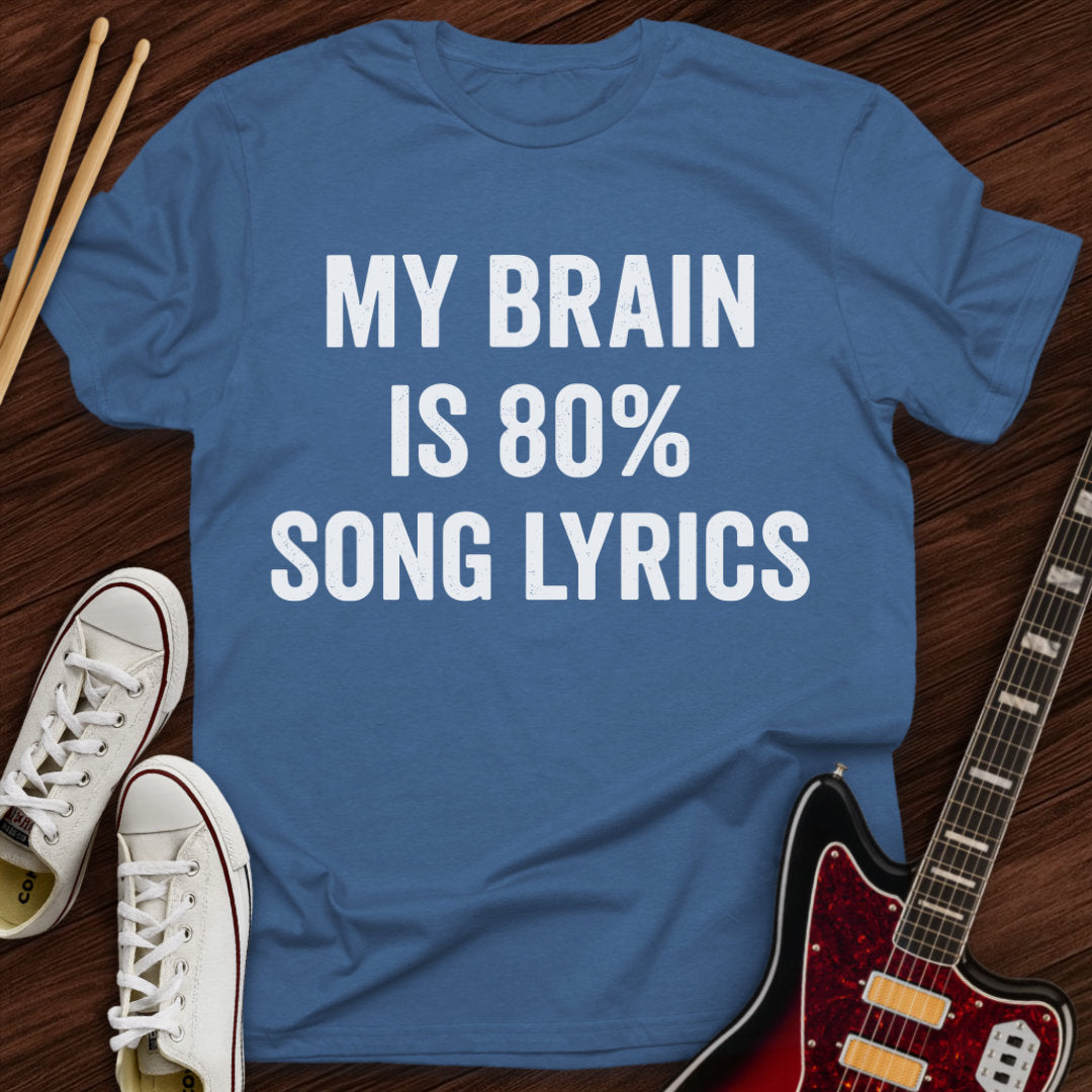 Lyrics Brain Tee