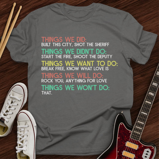 Tracklist Truth Tee