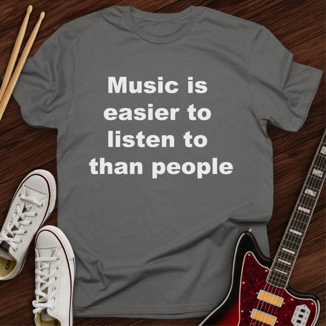 Music Over People Tee
