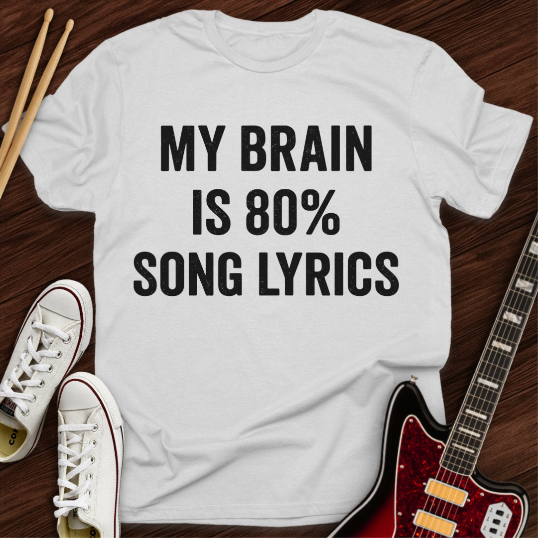 Lyrics Brain Tee