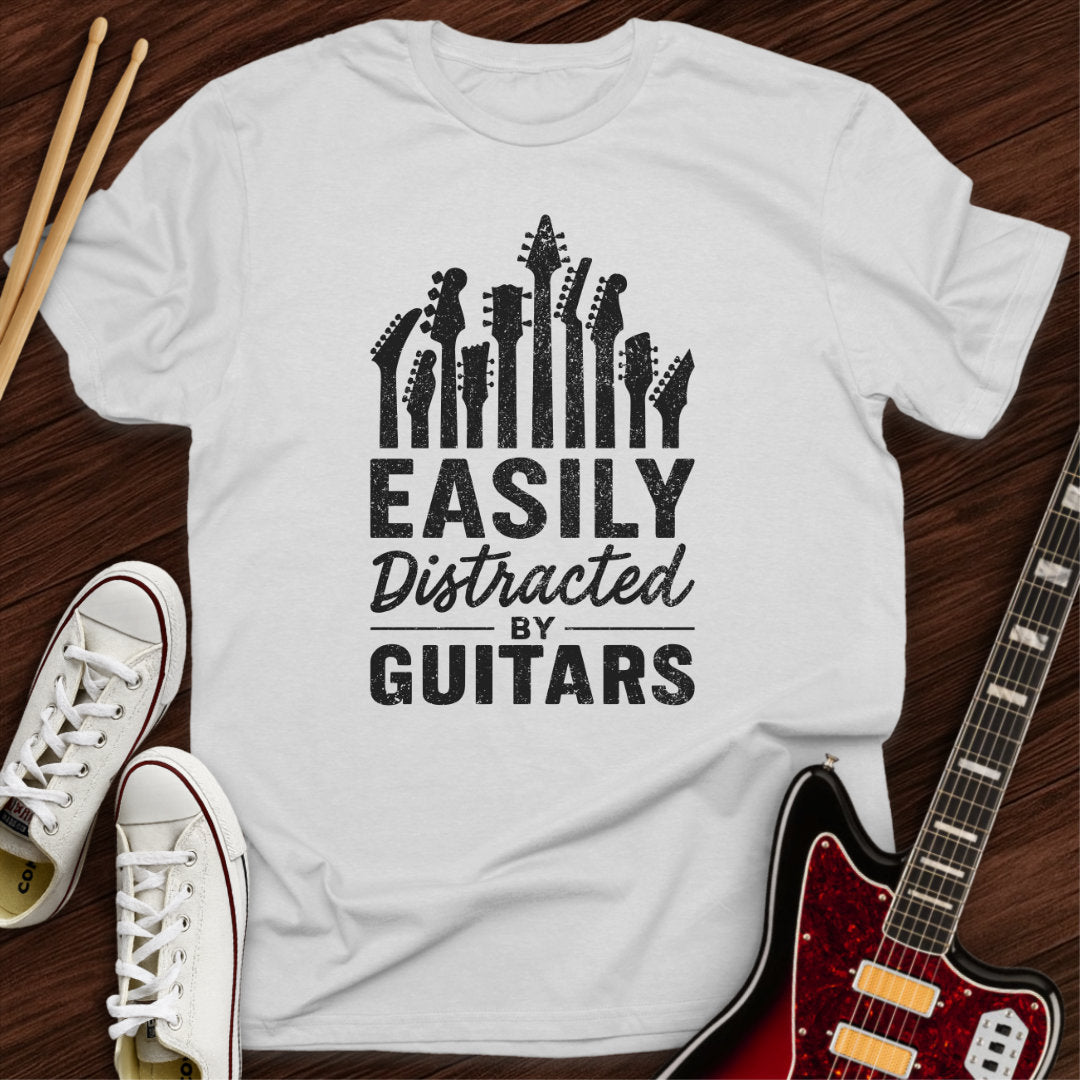 Guitar Distracted Tee