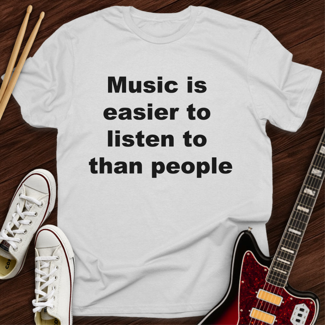 Music Over People Tee